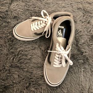 Vans grey old school shoes for men